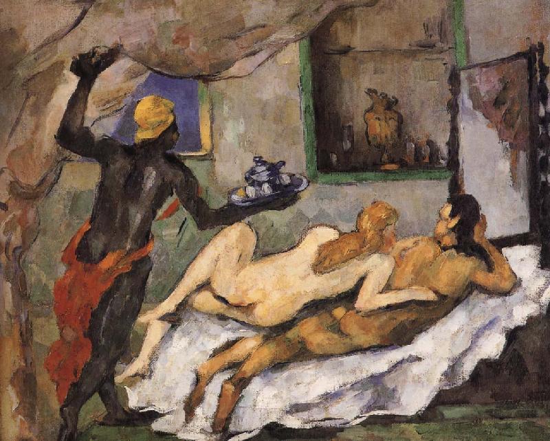 Paul Cezanne Naples afternoon Spain oil painting art